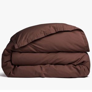 Parachute Percale Duvet Cover - Raisin
